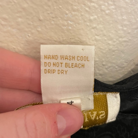 Vintage Gold Label Victoria Secret Set Medium And Large Black Satin Tank EUC - Picture 7 of 11